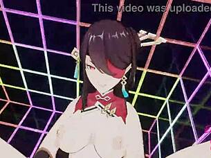 beidou rides bitch and squirts