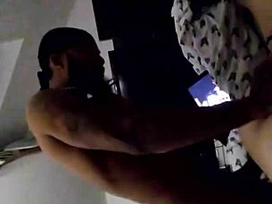 Thick Lil White Girl And Ray Making Mess With Big Black Cock