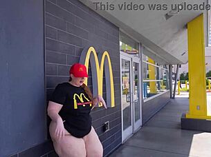Mia Dior rides monster cock to get hired after McDonald's firing 😏