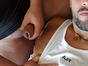 latinos gays giving oral and barebacking russian cums in mouth!