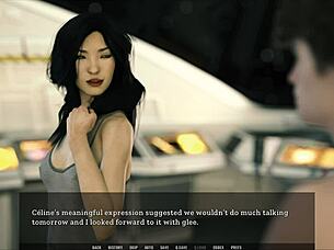 In Tales from the Unending Void 174, the mature curvy babe says, 'Fuck my big tits in this 3D hentai game.'