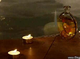 Exotic couple shares an intense romantic moment