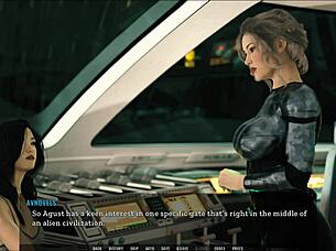 In Tales from the Unending Void 174, the mature curvy babe says, 'Fuck my big tits in this 3D hentai game.'