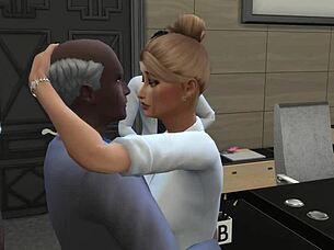 the sims 4 the office with interracial hentai