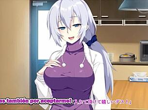 New Mom Secretly With Russian Old Man In Motion Anime Sub Español!