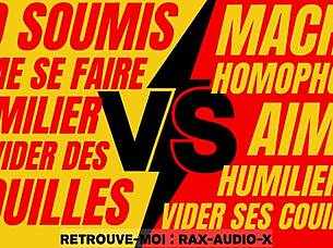 french macho dominates weak gay