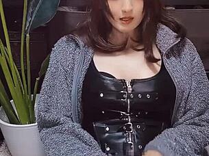 【個撮】猫耳の可愛い男の娘がひたすらチンチンをしこしこしてるだけの動画