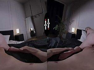 come into the dark room vr and suck the big boss's tits