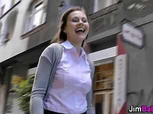 Pov Euro Teases Sucking Old Monster Cock