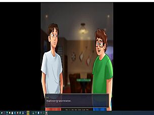 Summertimes, a casual gay encounter unfolds.