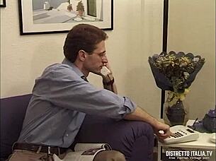 Italian Grandmother Craves Cum on Her Ass in Vintage Assfucking Scene