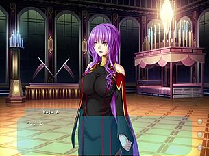 what's comforting the dragonwomen in princess x fan disc ep9?