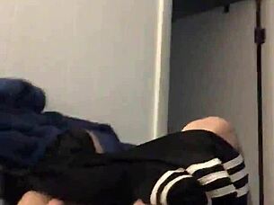 Hey, look at this throbbing cock solo homemade video