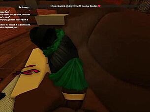 Draco experiences bizarre black sex in this wild adventure.
