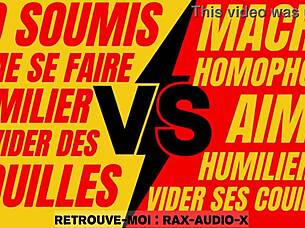 french macho dominates weak gay