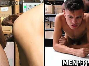 The Shoplifting Suspect Complied With The Gay Officers Demands - Menperps