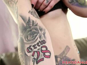 tattooed punk slut anally fucked outdoors