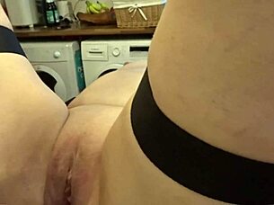 Intense Kitchen Squirt And Arse Fucking