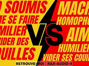 french macho dominates weak gay