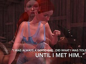 Redhead gets monster cock in interracial affair