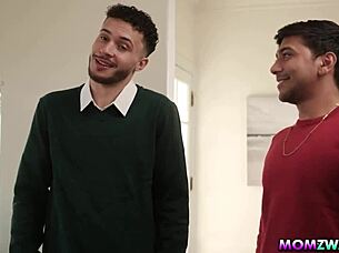 Stepsons Max Fills And Apollo Banks Bonding Over Bed With Horny Step Moms Laura Bentley And Shay Sights