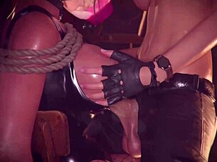 Wildeer Studio's Lara Croft Gets Intense Blowjob In Halloween Hentai