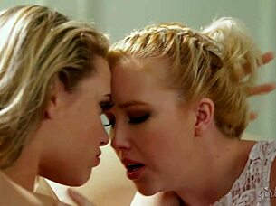 Samantha Rone and Mia Malkova lick each other's pussies passionately