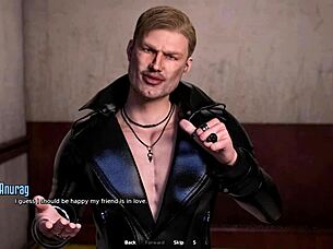 husband catches me in his wife's bathroom, leads to monster cock fun in 3d hentai