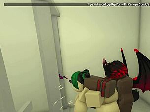 Draco experiences bizarre black sex in this wild adventure.