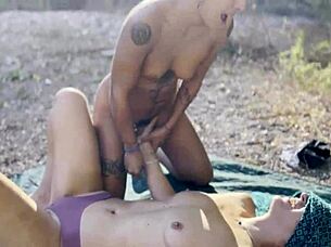 catalan girls having lesbian sex outdoors - real and natural porn