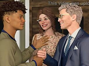 college boy meets his uncle's new hot nerdy wife