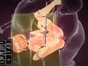 Blonde girl says, 'I'm having so much fun in hentai'