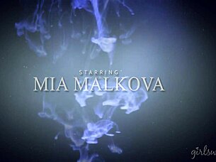 Samantha Rone and Mia Malkova lick each other's pussies passionately