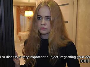 Debt4k fuck is a hard fuck that waits for the curly russian waitress