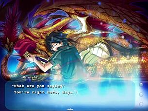 what's comforting the dragonwomen in princess x fan disc ep9?