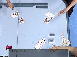 stranded in space 35 - strip poker game with curvy characters