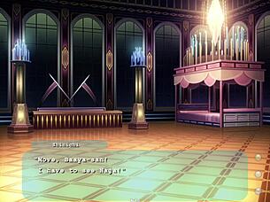 what's comforting the dragonwomen in princess x fan disc ep9?