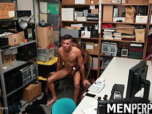 The Shoplifting Suspect Complied With The Gay Officers Demands - Menperps