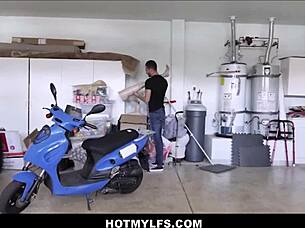 big tits milf mannequin comes alive and gets fucked hard