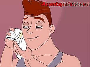 Oh, My Dream Neighbor in Gay Cartoon Porno!