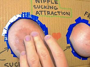 i can't resist sucking those huge natural nipples