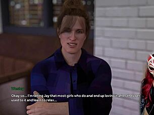 Upskirt Flash at the Bar in Wild Game