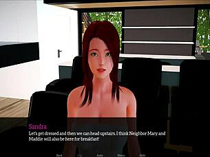 My new family episode 276 with redhead and blonde characters