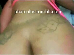 thick bbw stripper contemplates during striptease with ripped clothes