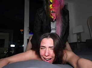 Queen fucks Gibby hard!