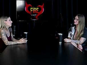 Can a fired model turn bisexual videos into family acceptance with naty varga in sheer red glamour?