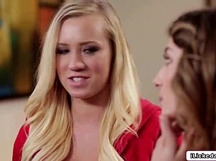 lesbian teen 18+ facesitting blonde cheerleader in a narrative