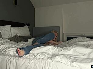 Stepsister Masturbates and Begs for a Hard Fuck – Will You Answer?