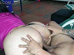 i'm a chubby webcam worker pausing to sit on hard dick bent over