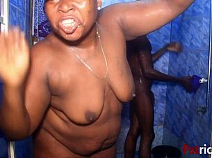 BBW Patricia's Oiled Shower Quickie